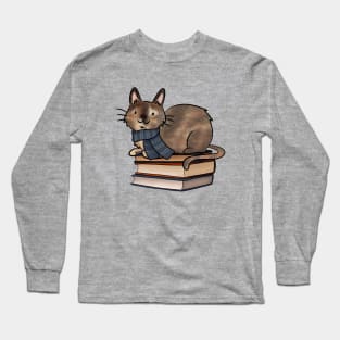 HP House Cat and Books Long Sleeve T-Shirt